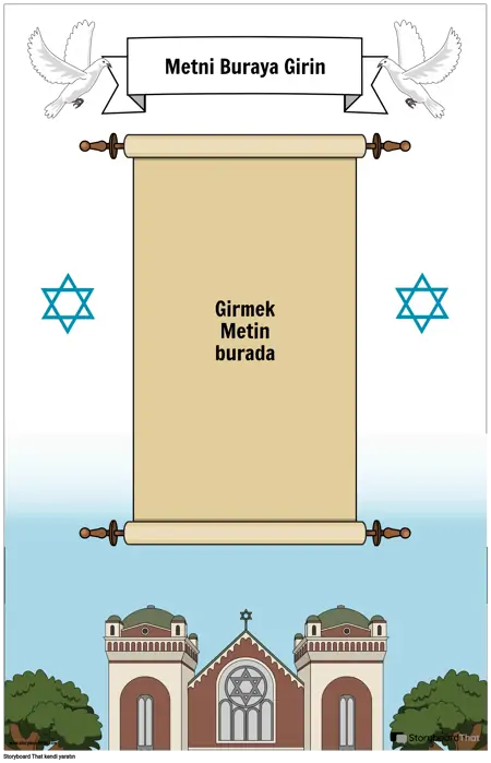 Parşömenli Yahudi Posteri