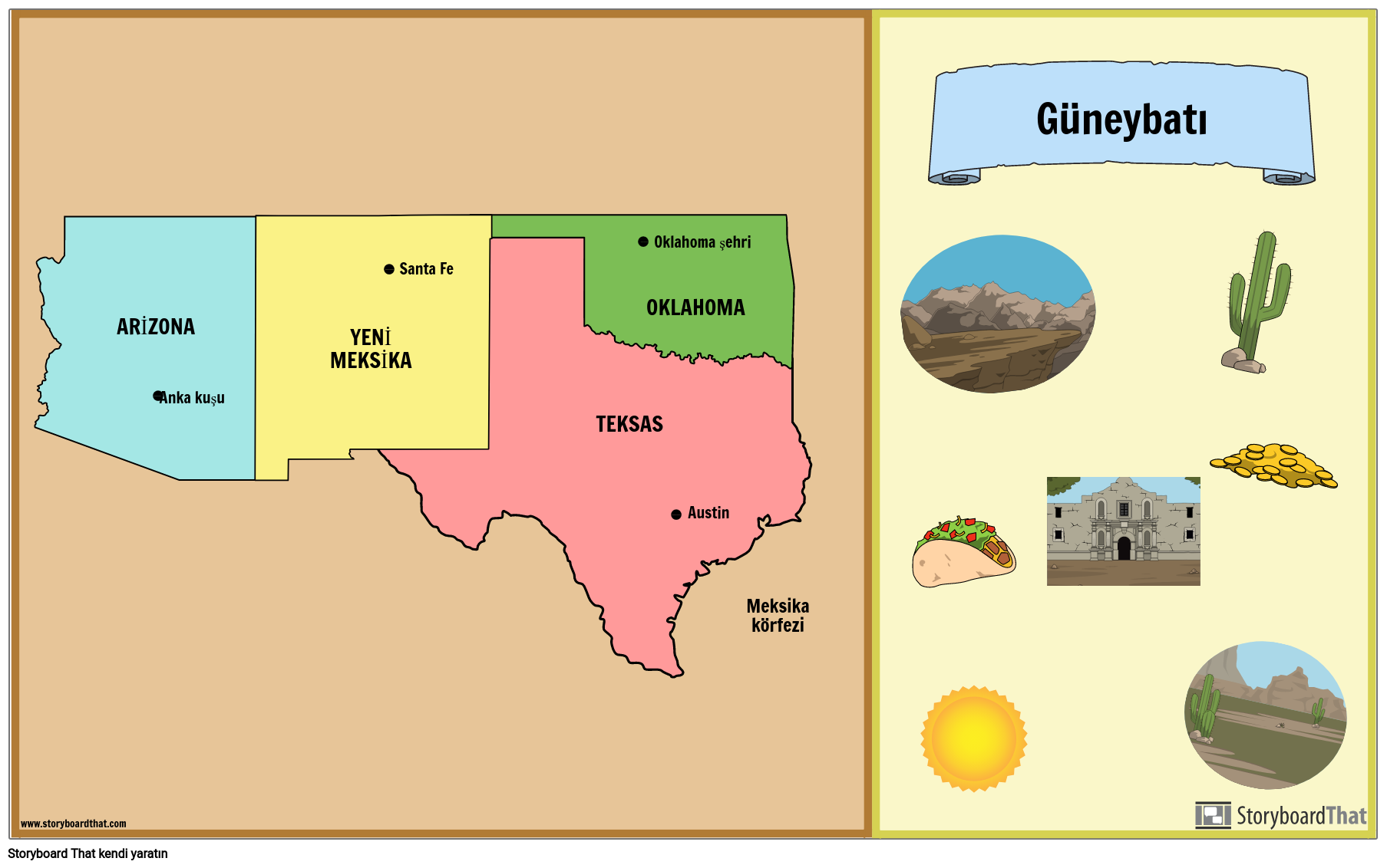 Southwest Haritası
