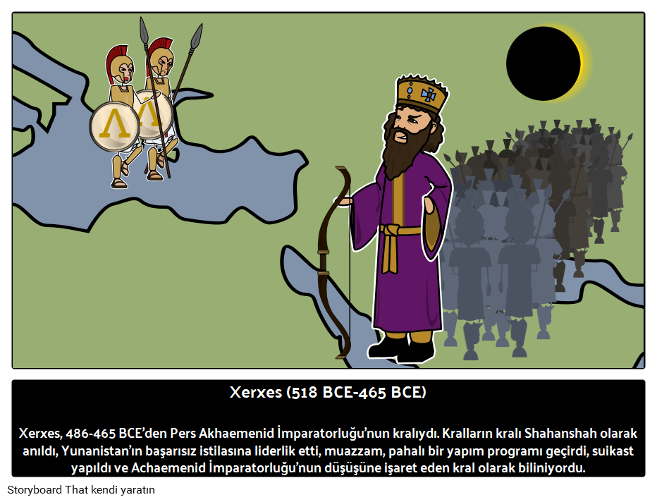 Xerxes Biyografi Örneği