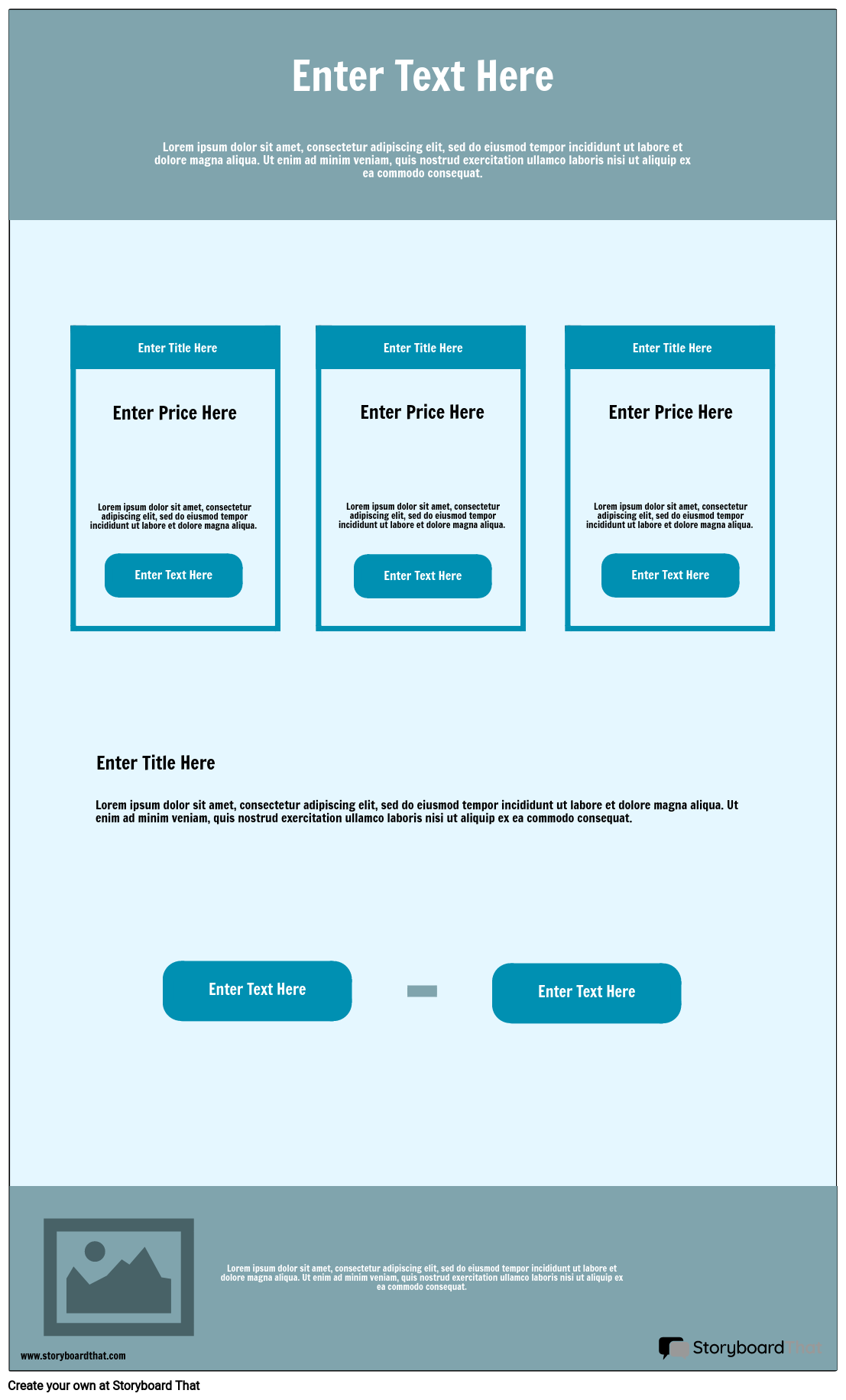 Pricing page-Wireframe 3