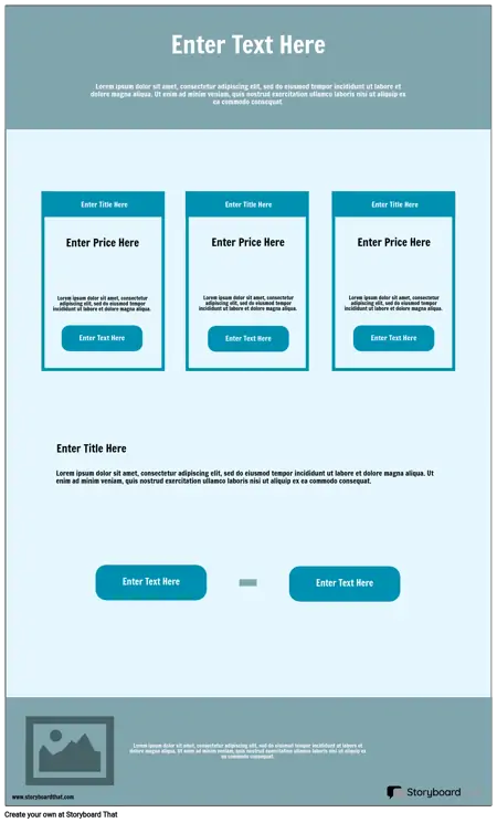 Pricing page-Wireframe 3
