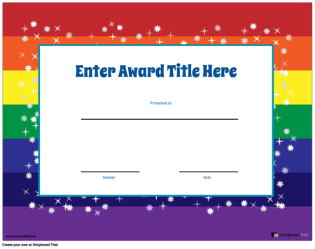 Award Page Template 1