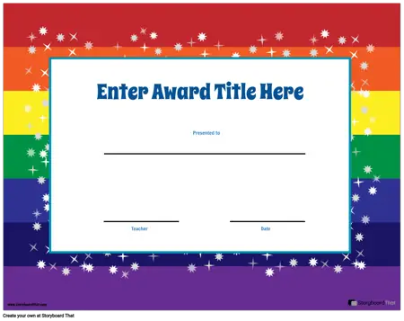 Award Page Template 1