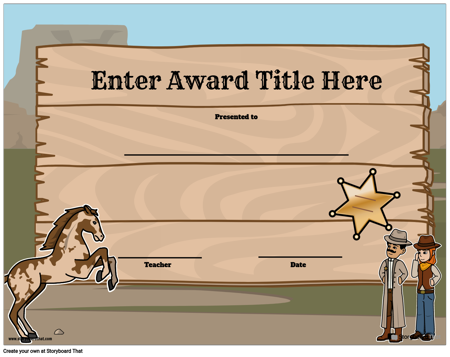 Award Page Template 5