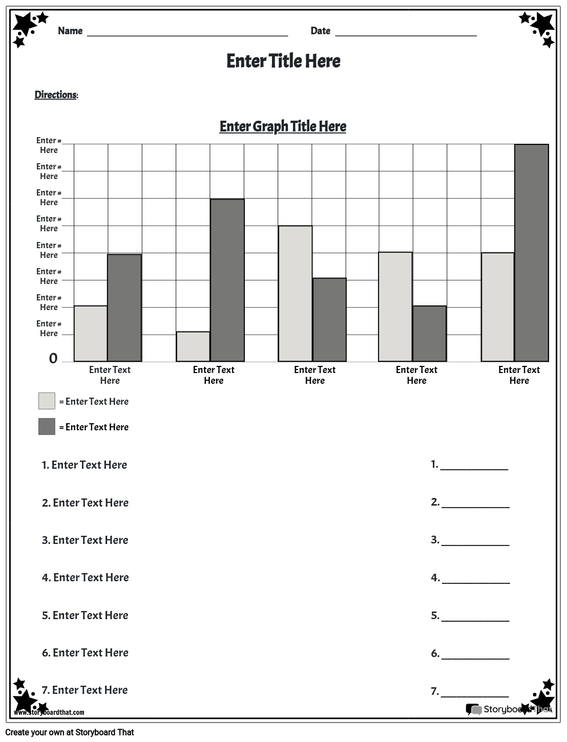 blank bar graph 