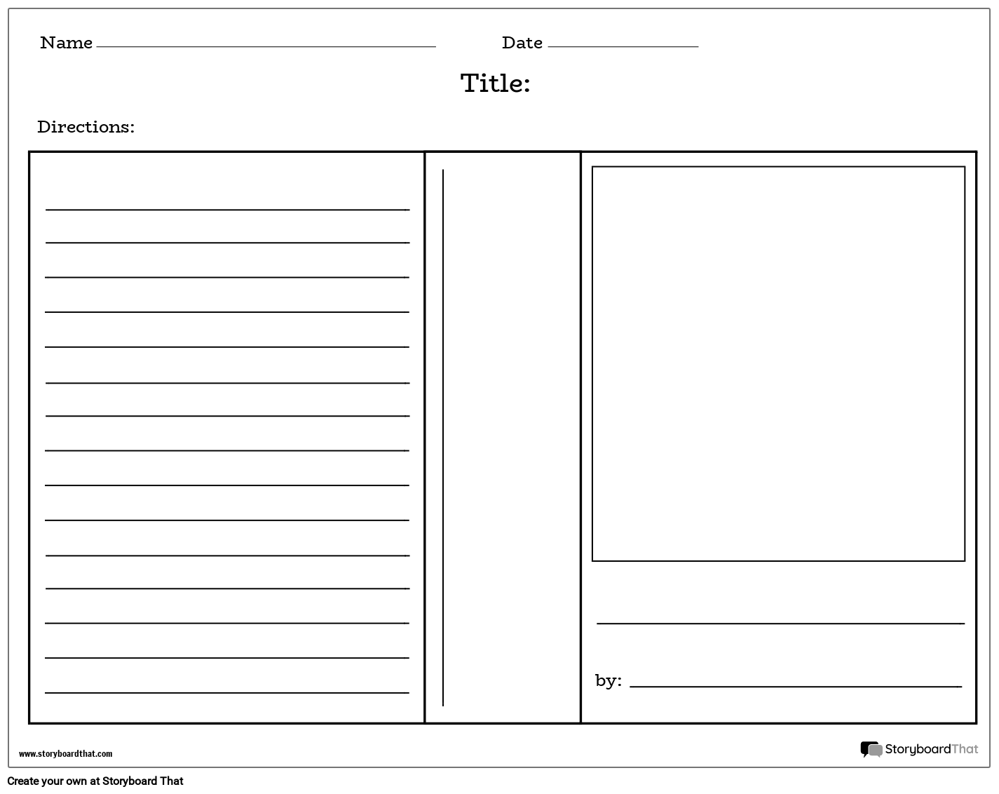 Simple Guide for Double-Sided Book Jacket Worksheet Template