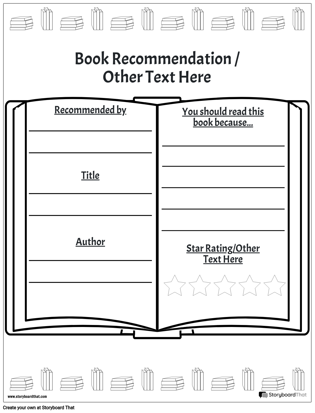 book-recommendation-4-storyboard-by-worksheet-templates