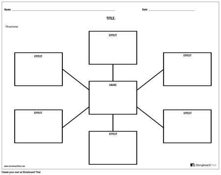 Create Cause And Effect Worksheets 