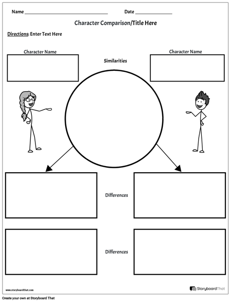 character-comparison-worksheet-templates-storyboard-that