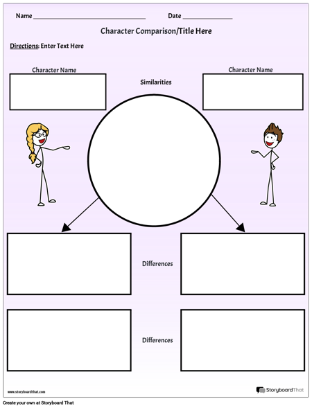 character-comparison-worksheet-templates-storyboard-that