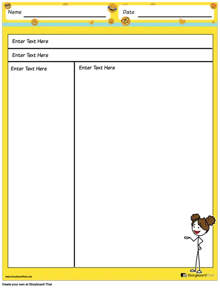 Cornell Notes Portrait Color 3