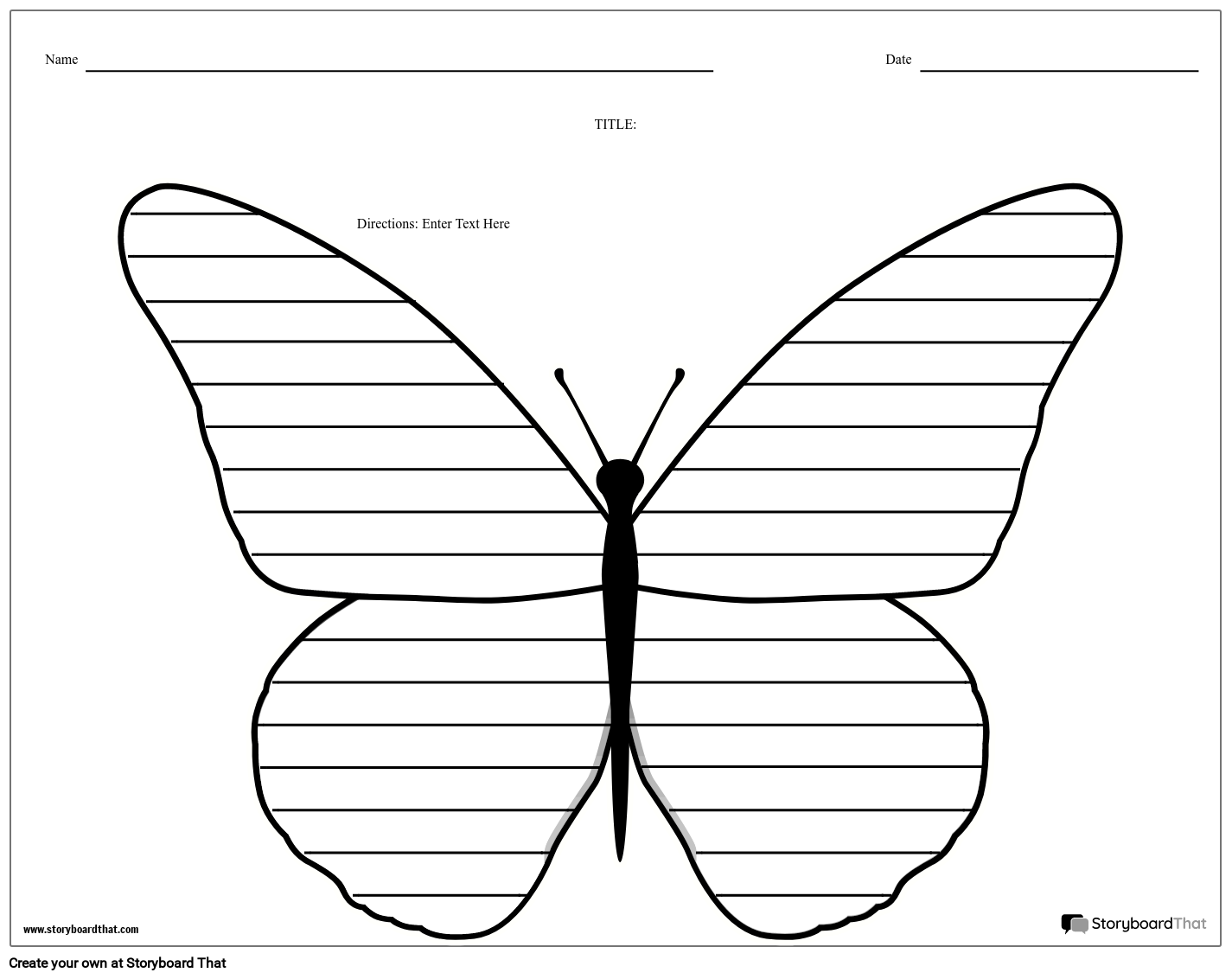 Creative Writing - Butterfly
