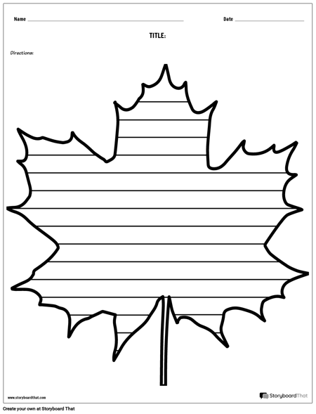 Creative Writing - Maple Leaf