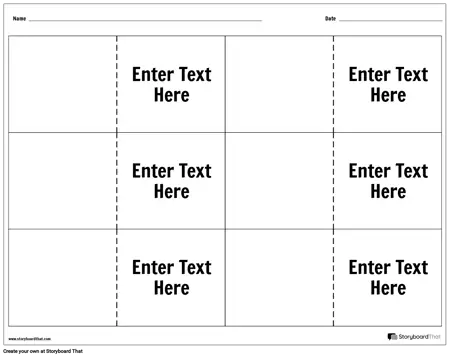 Flashcard Templates — Make Printable Flashcards | StoryboardThat