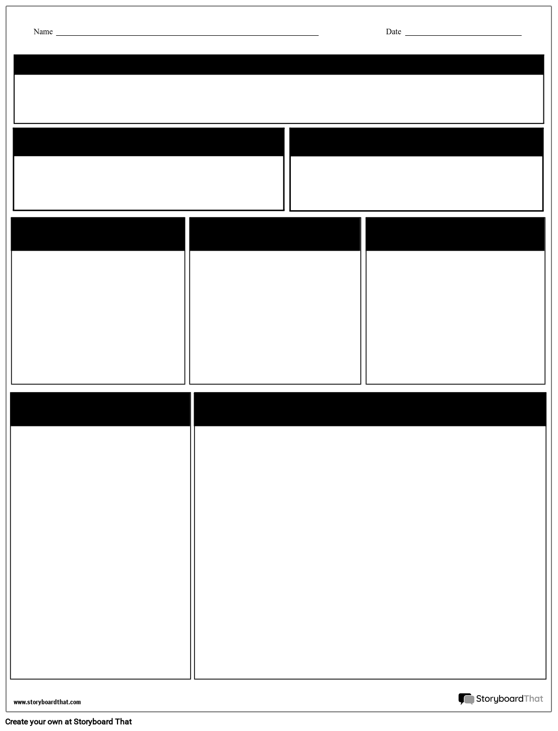 Custom Blank Science Experiment Template