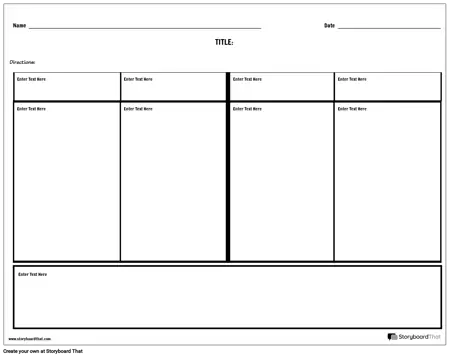 Four Column Notes with Summary Space