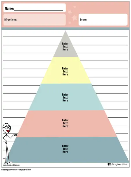 Graphic Organizer Pyramid