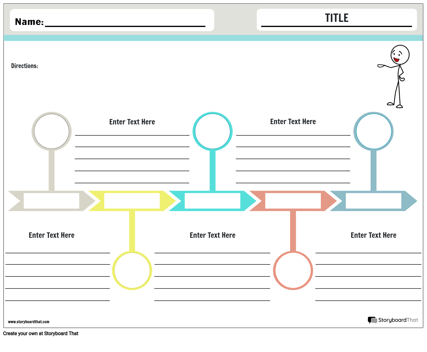 Timeline Graphic Organizer Template Word