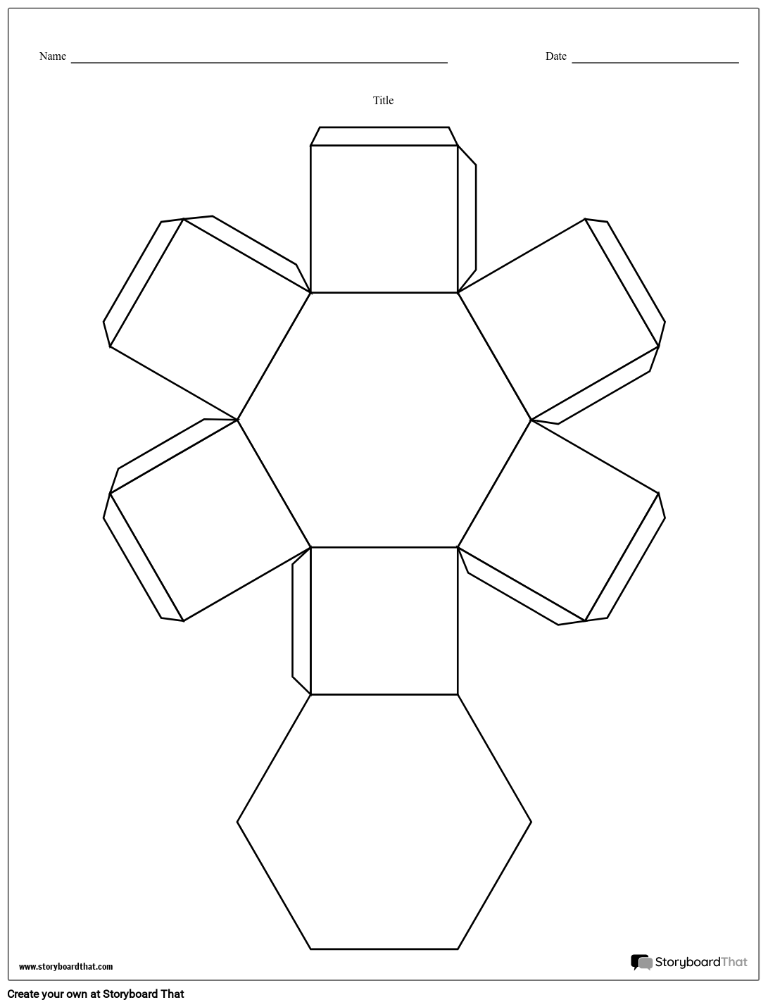 Character Cube Template