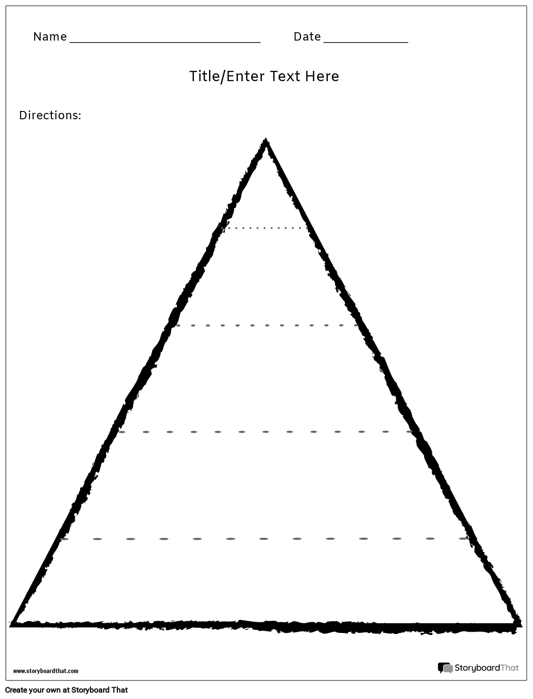Simple Triangle Graphic Layout Template