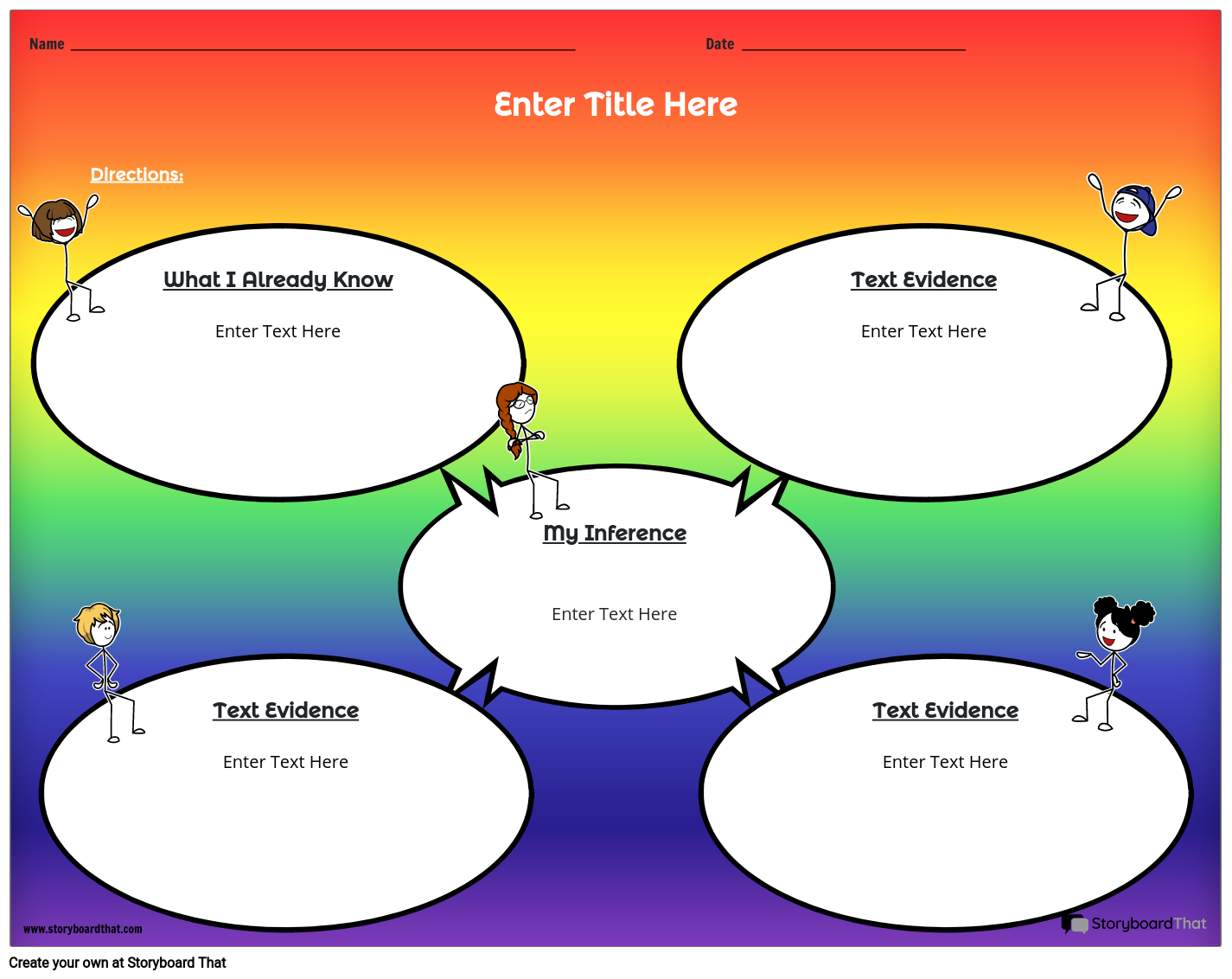 Bright and Colorful Inferences Template