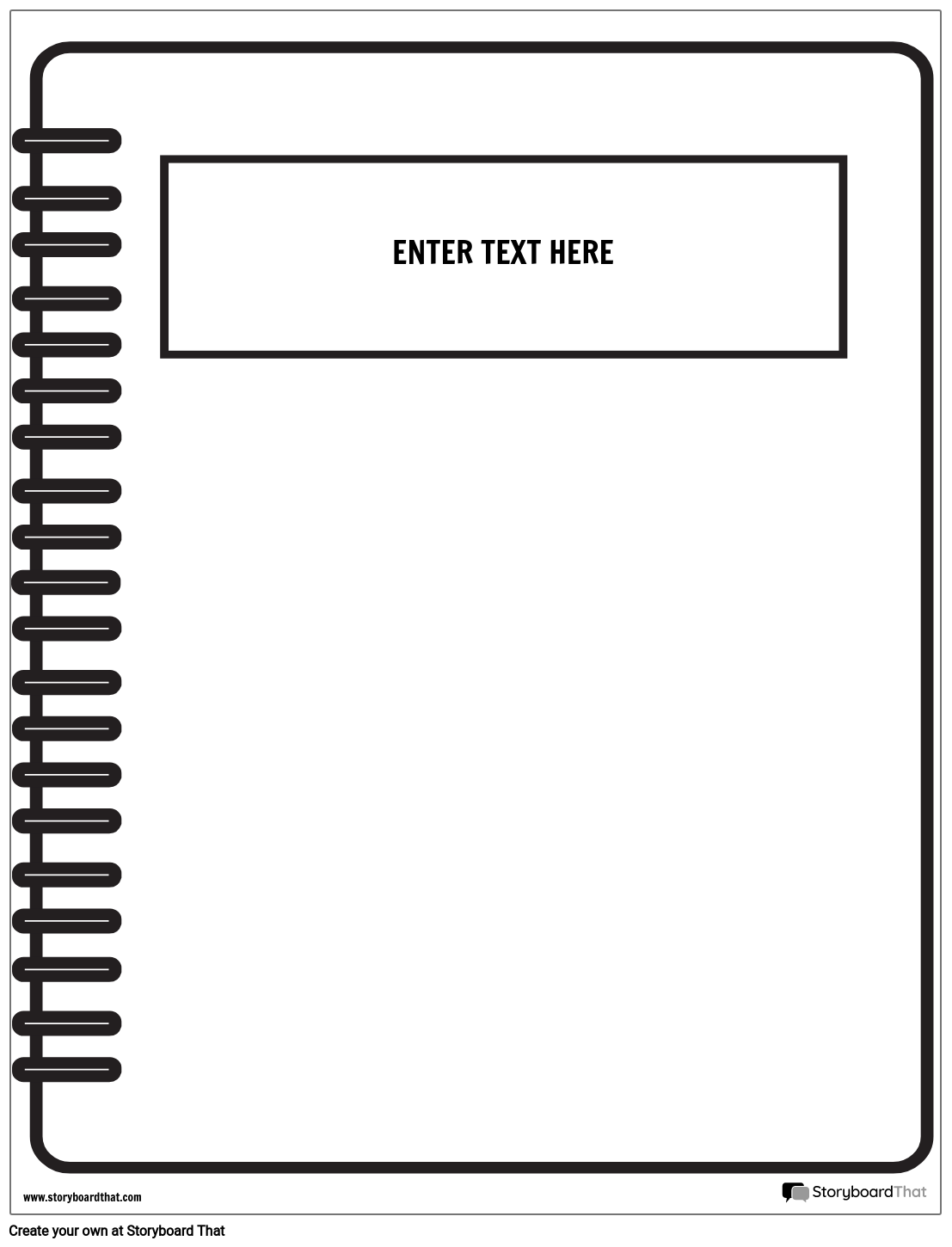 Journal Cover Template — DIY Journal Cover | StoryboardThat