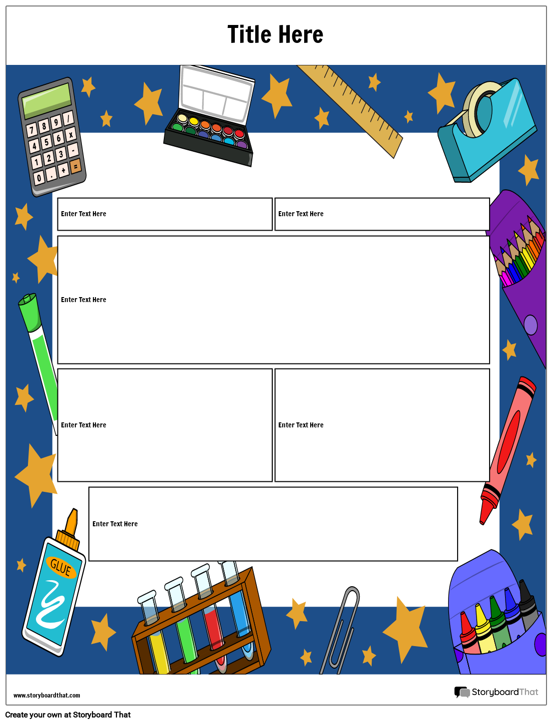 Fun Classroom-Themed Lesson Plan Worksheet