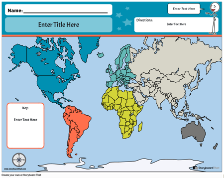 Create Map Worksheets | Map Worksheet Templates