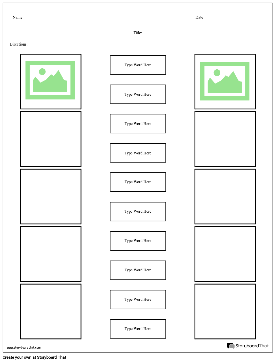 Matching Quiz Maker Custom Templates For Tests