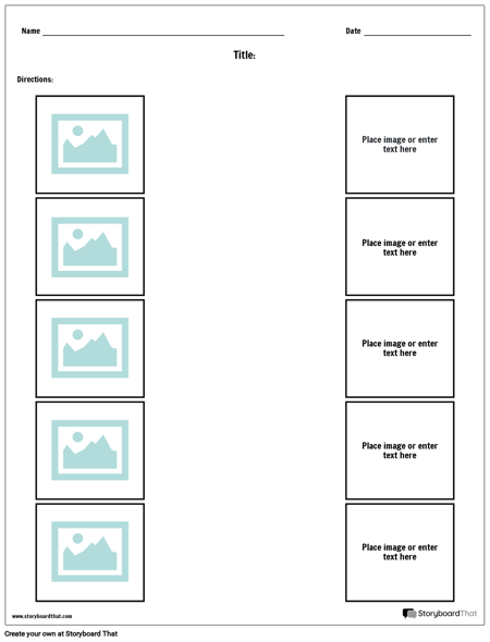 make-matching-worksheets-matching-worksheet-templates