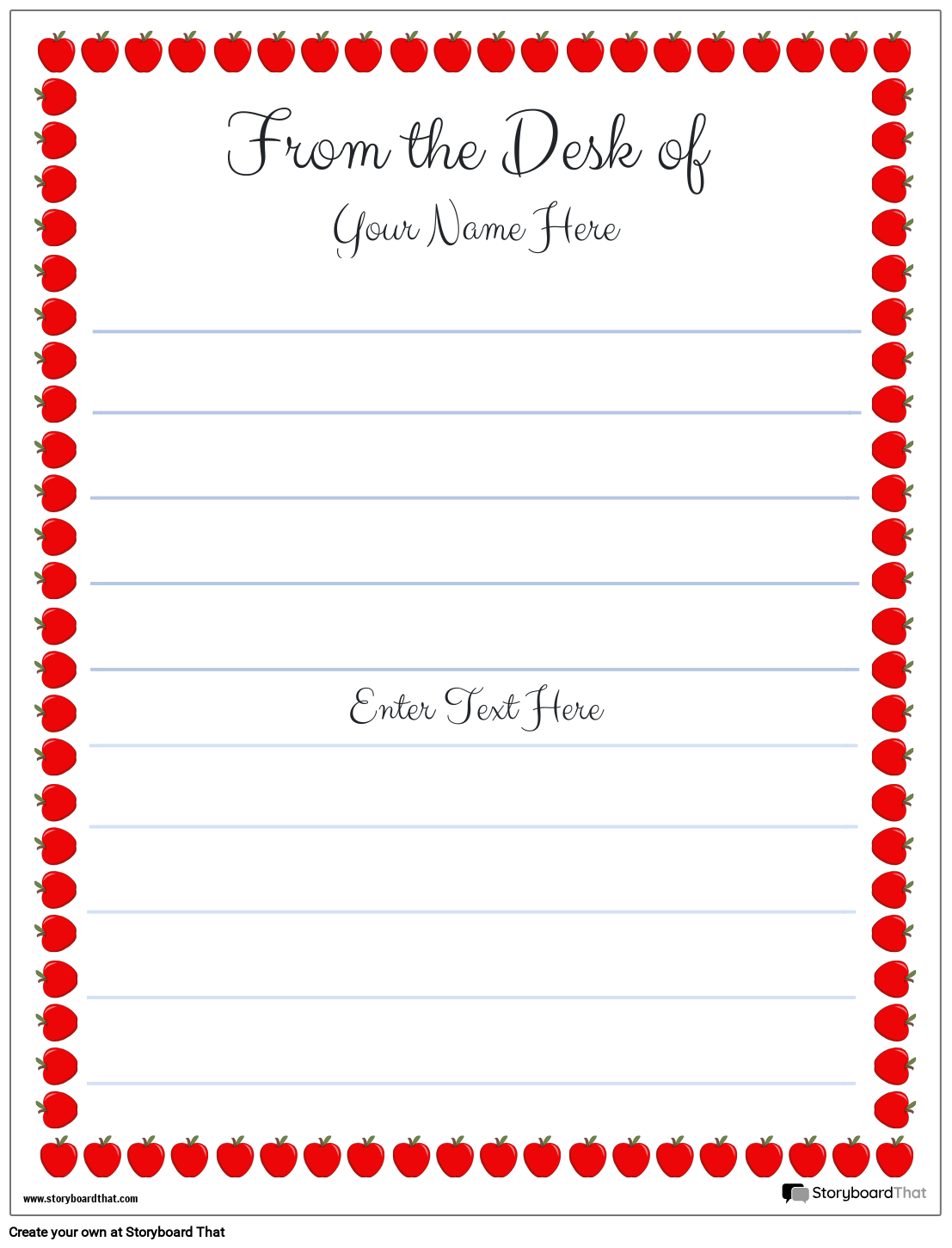 Free Custom Parent Teacher Note Templates