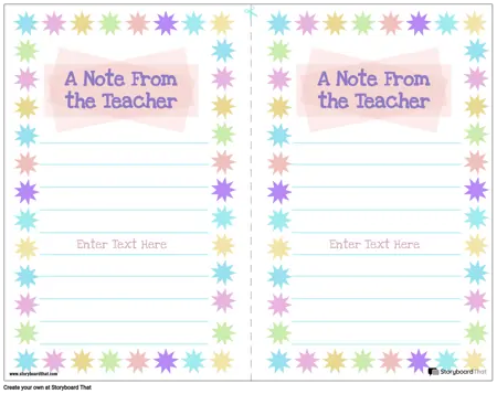 Parent Teacher Notes 4