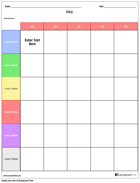 Weekly Planner Templates | Planner Worksheets