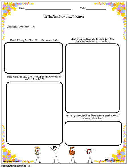Point of View Worksheet 1