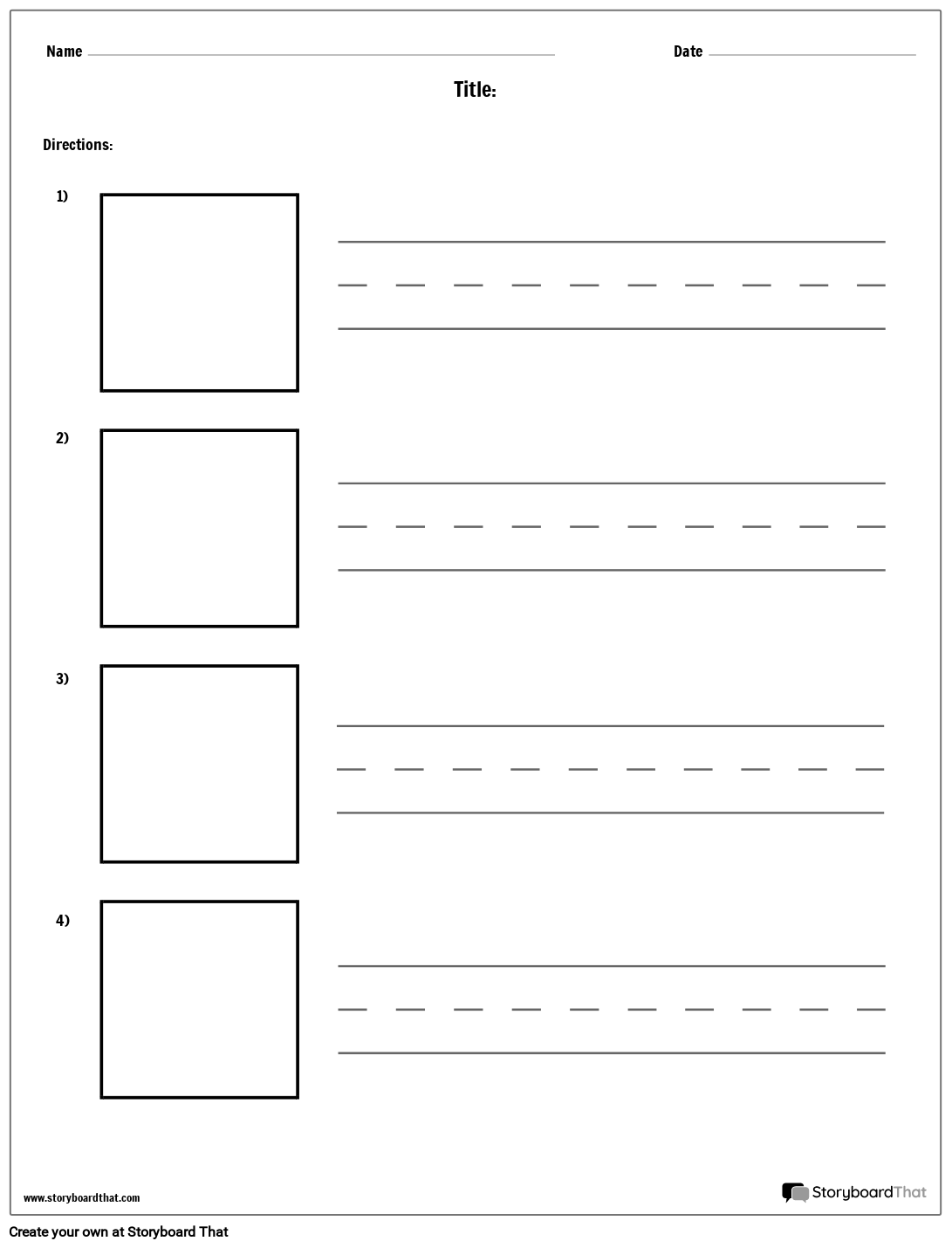 Practice Writing - Longer Words and Picture Boxes
