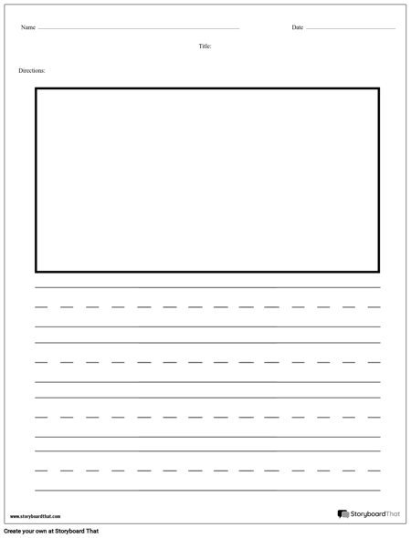 Practice Writing - Sentences with Picture Box