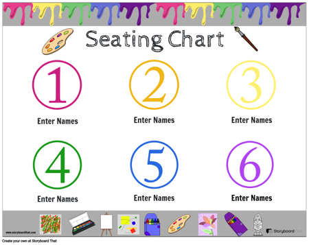 Seating Chart 15