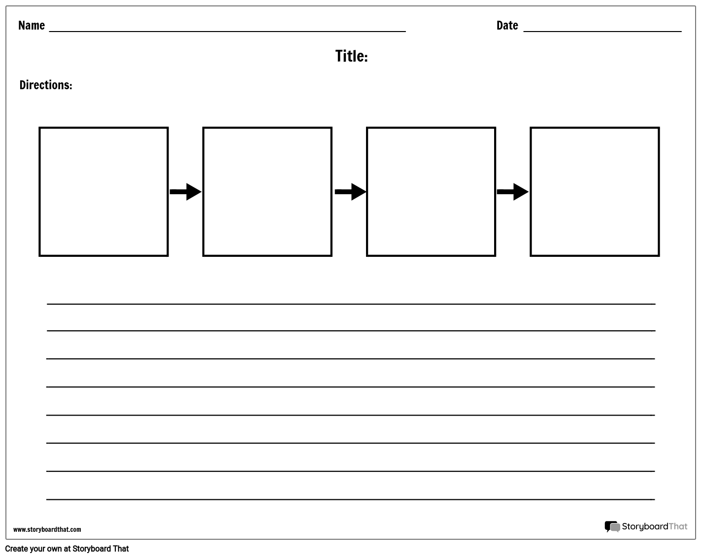 Sequencing worksheet 1