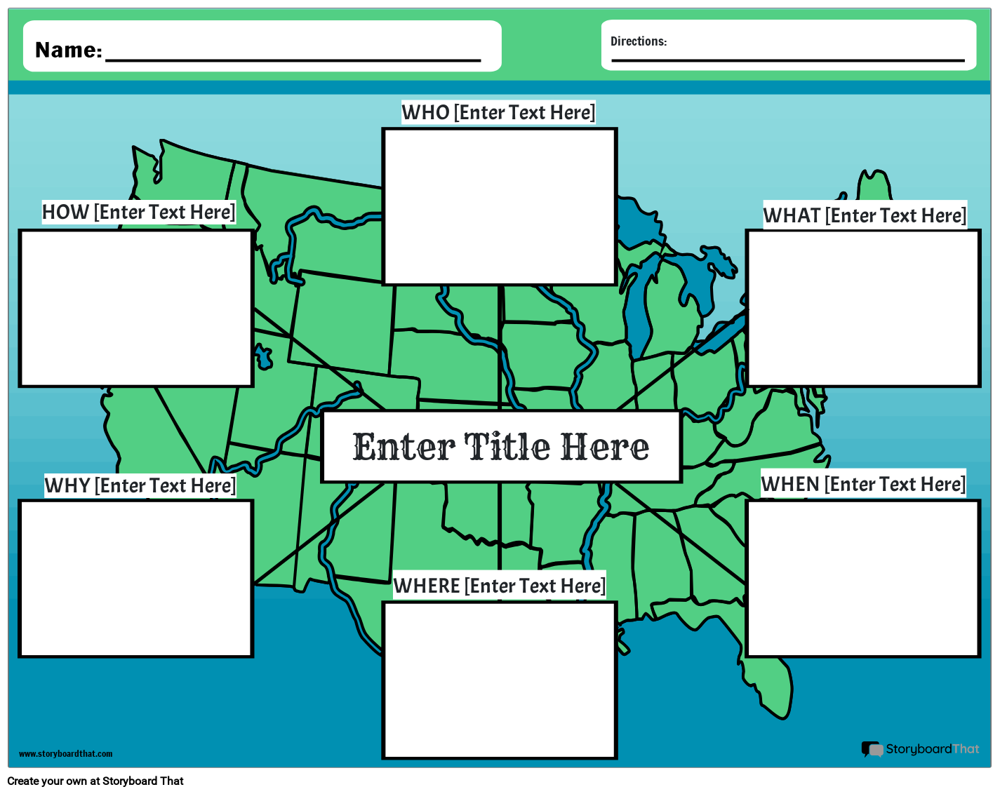 Social Studies 5 Ws Storyboard By Worksheet templates