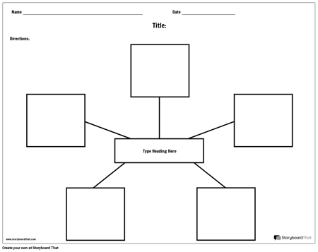 Spider Web Graphic Organizer Template Create Spider Map Worksheets | Printable Graphic Organizers