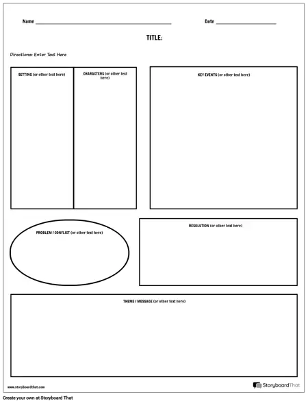 Story Map Template — Create a Story Map | StoryboardThat