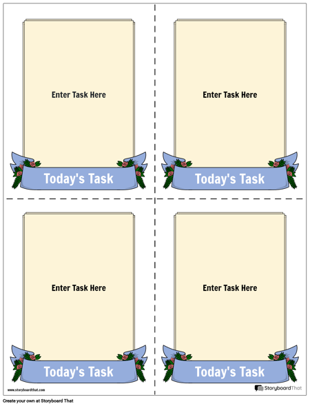 task card template 8