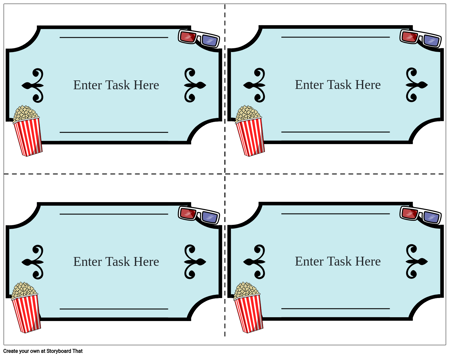 task card template 9