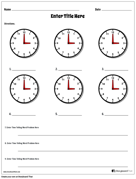 Telling Time 1