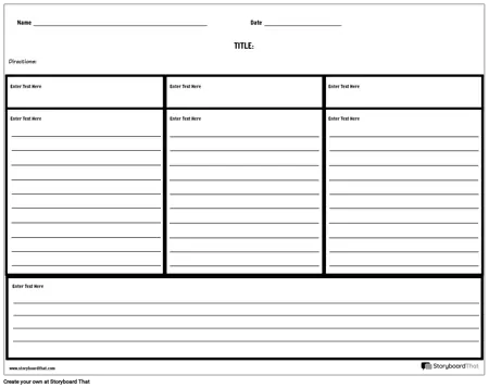 Three Column Notes With Lines