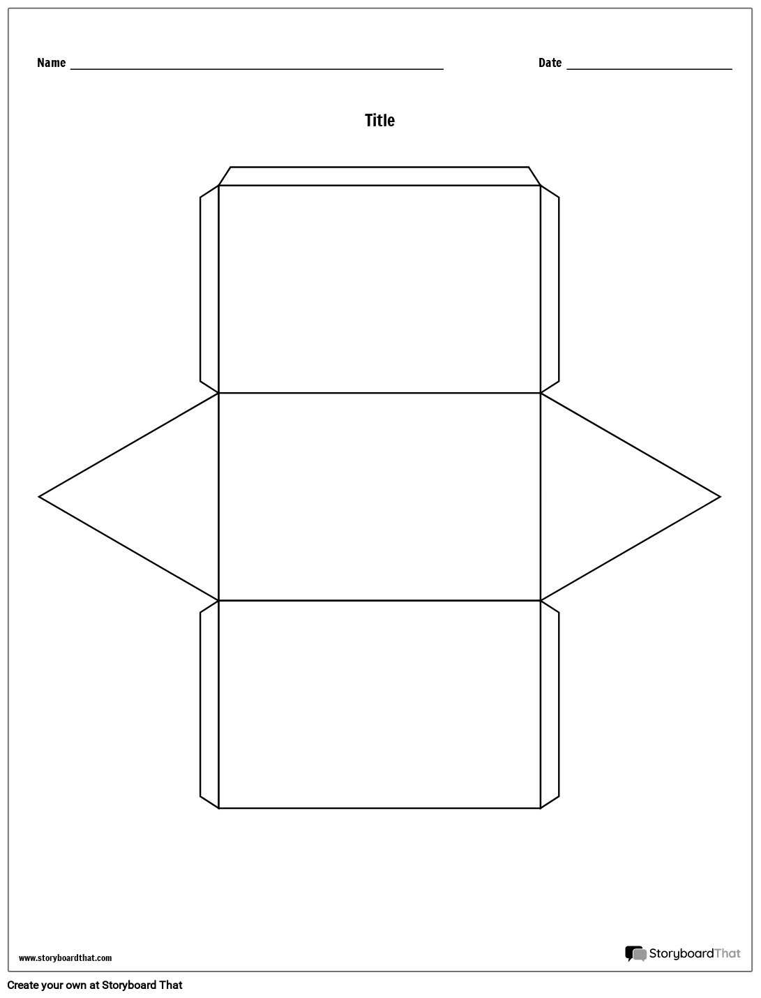 Triangular Story Cube