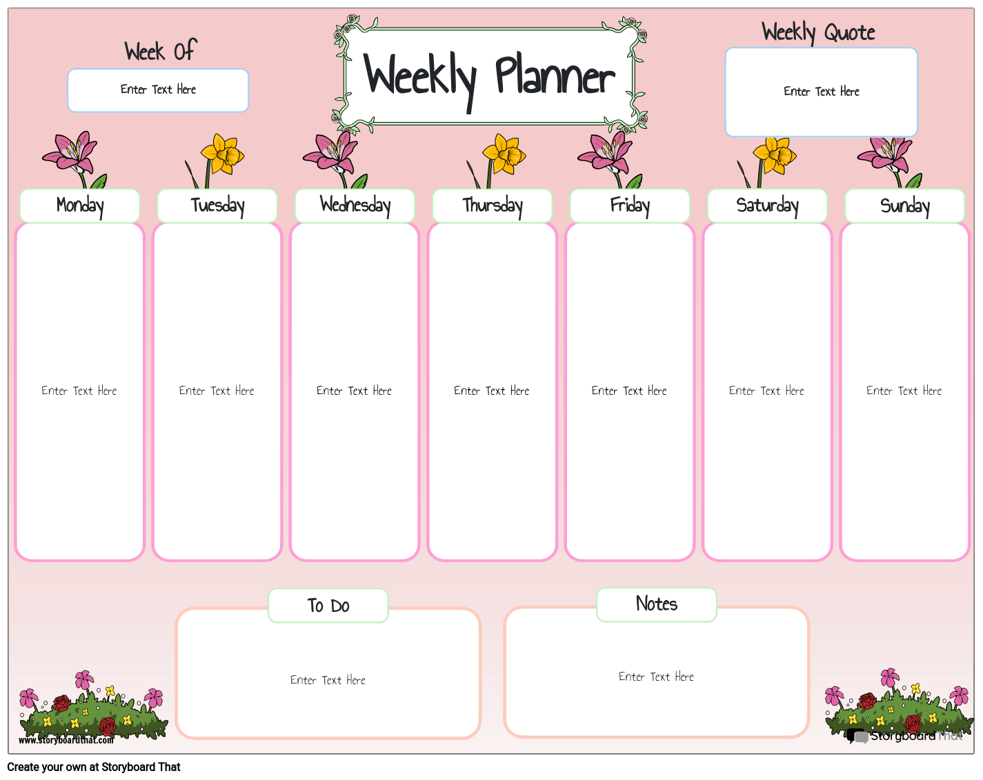 Weekly Planner 4