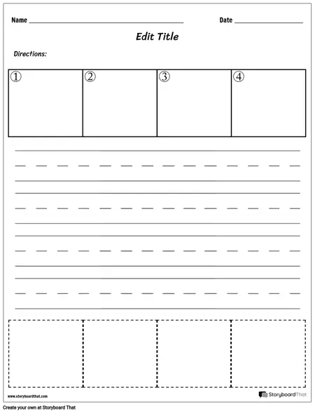 Writing Sequence Worksheet